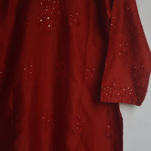 Load image into Gallery viewer, Red Exclusive Chanderi Kurta

