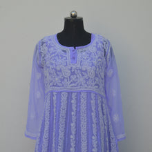 Load image into Gallery viewer, Lilac Georgette Anarkali with Inner
